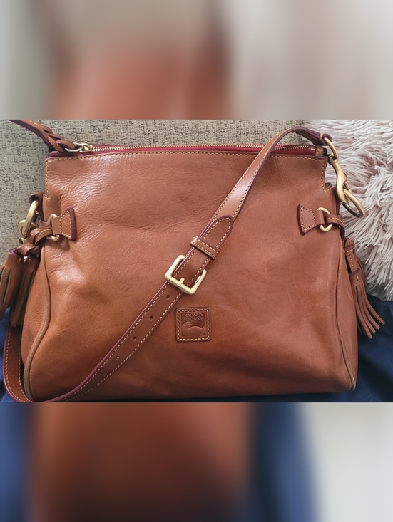 Dooney & Bourke Handbags - Dooney & Bourke Florentine Hobo Shoulder Bag Natural-GUC